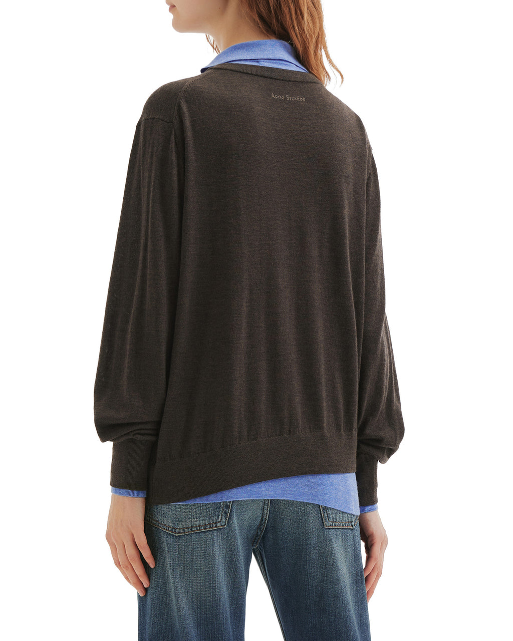Layered wool knit