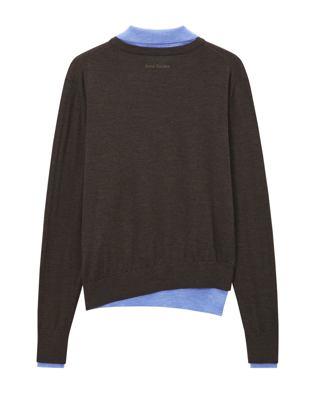 Layered wool knit