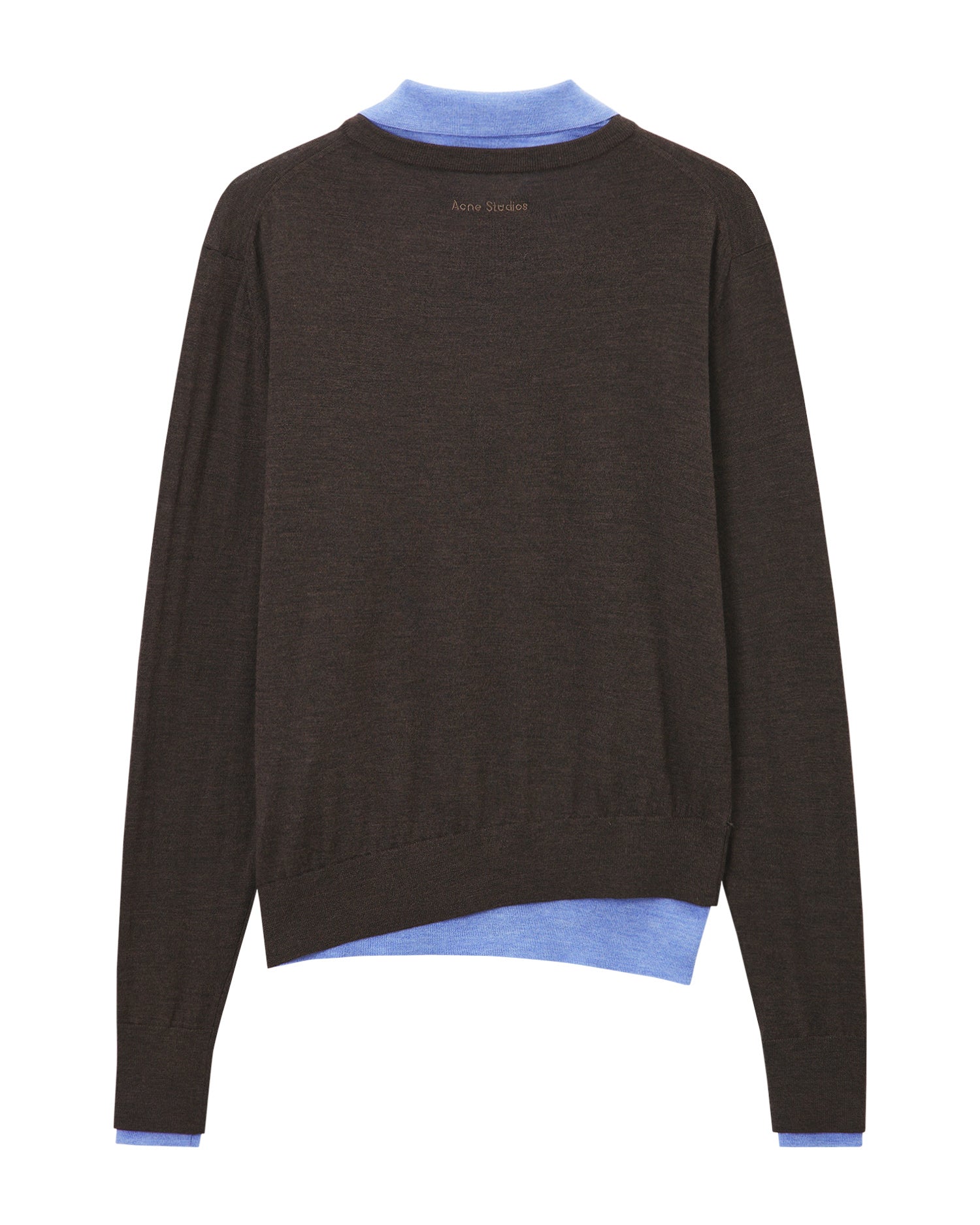 Layered wool knit