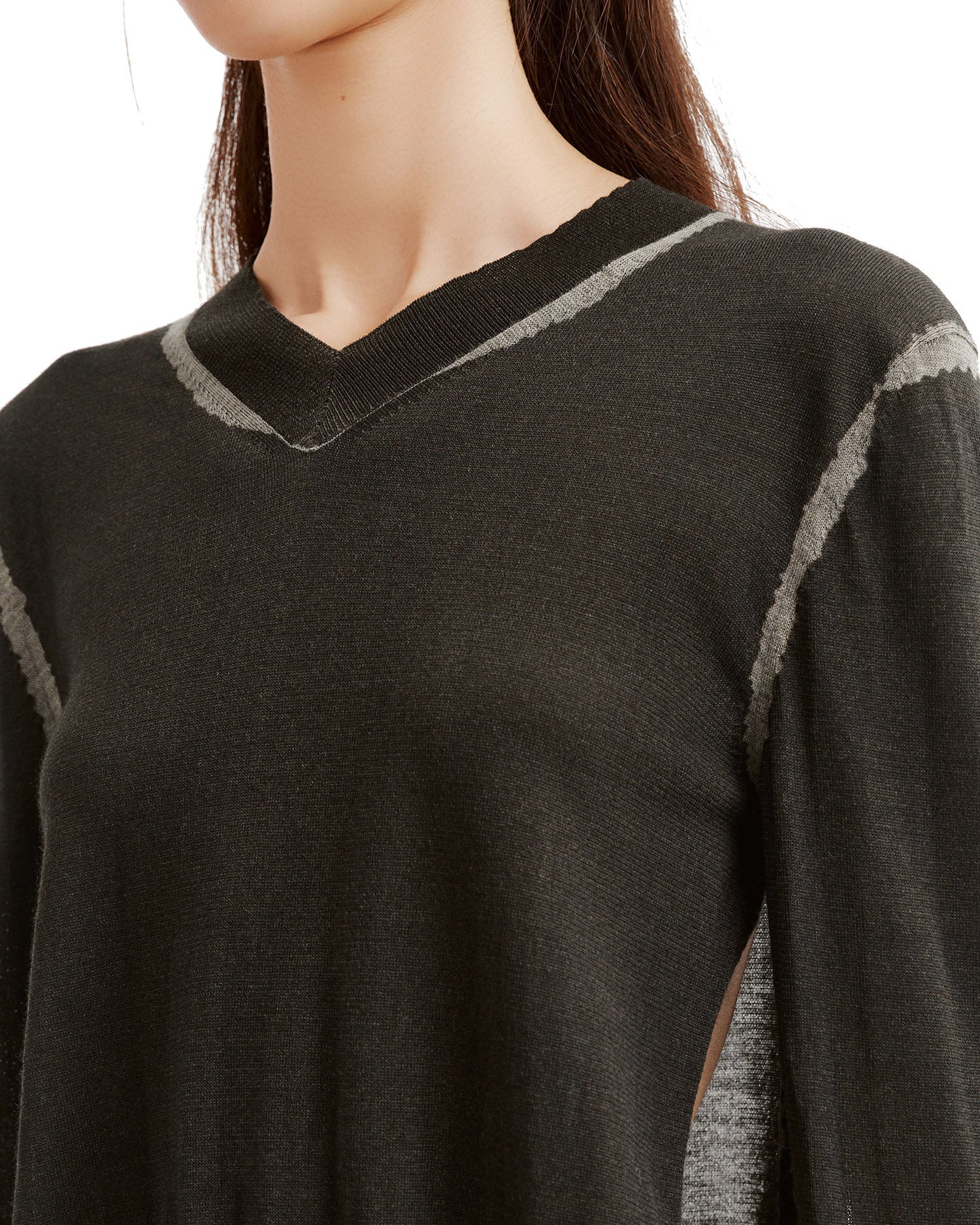 V-neck sweater