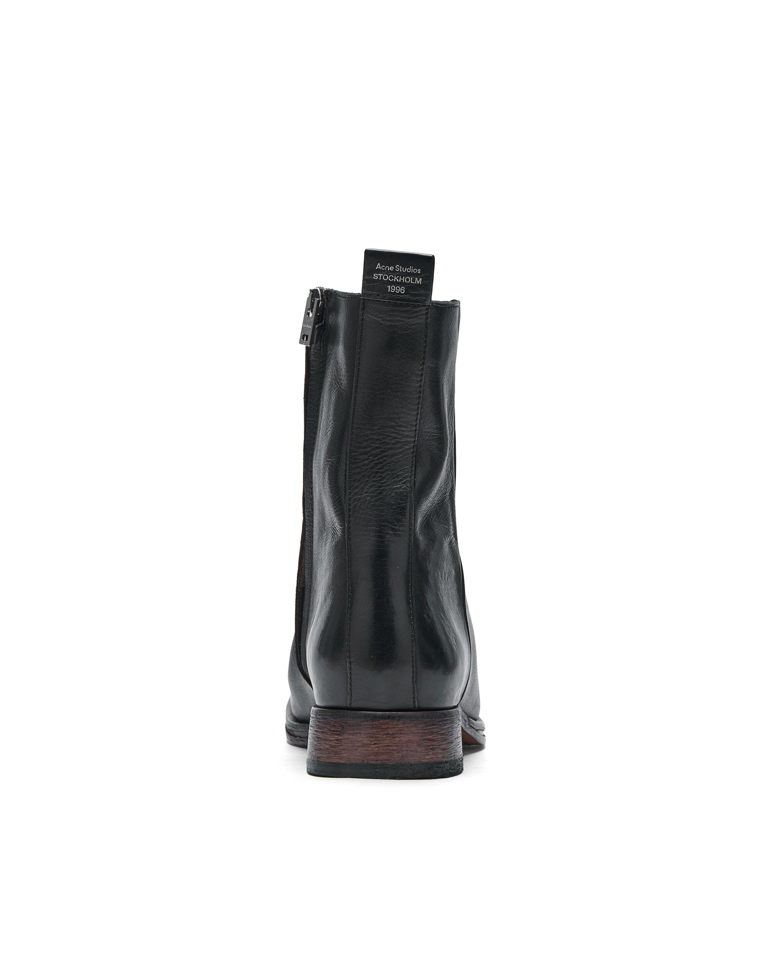 Leather ankle boots