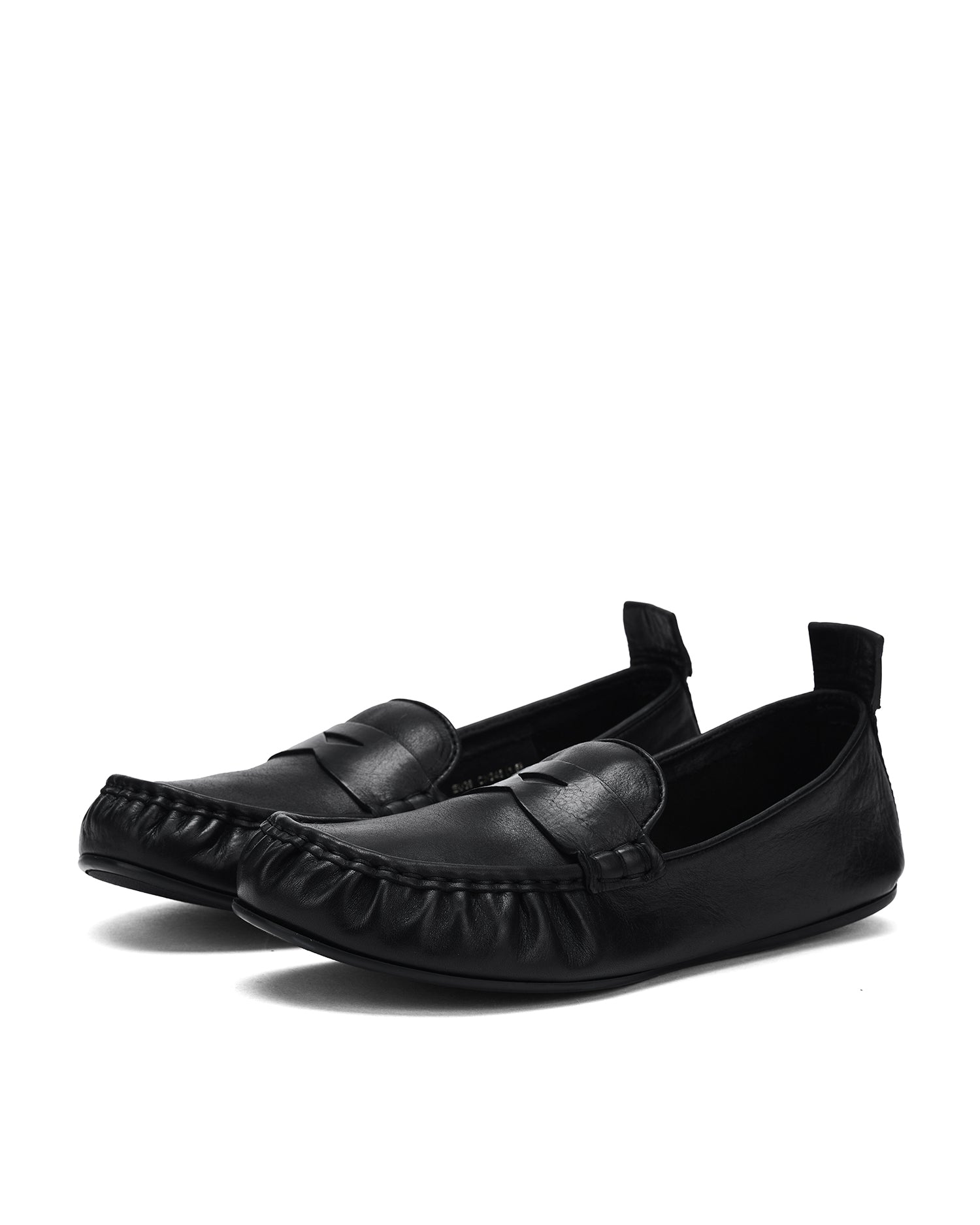 Leather loafers