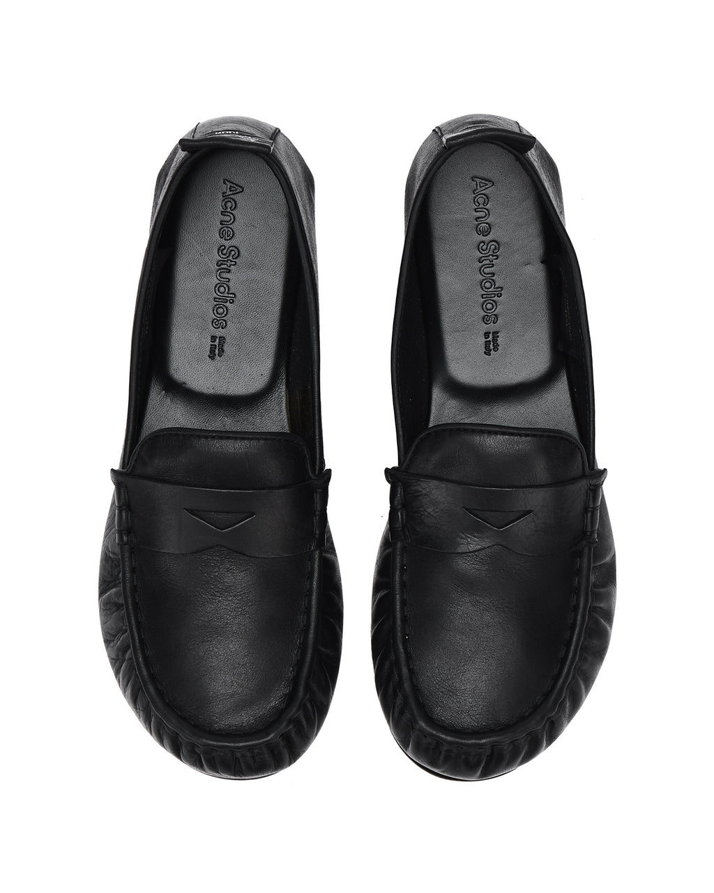Leather loafers