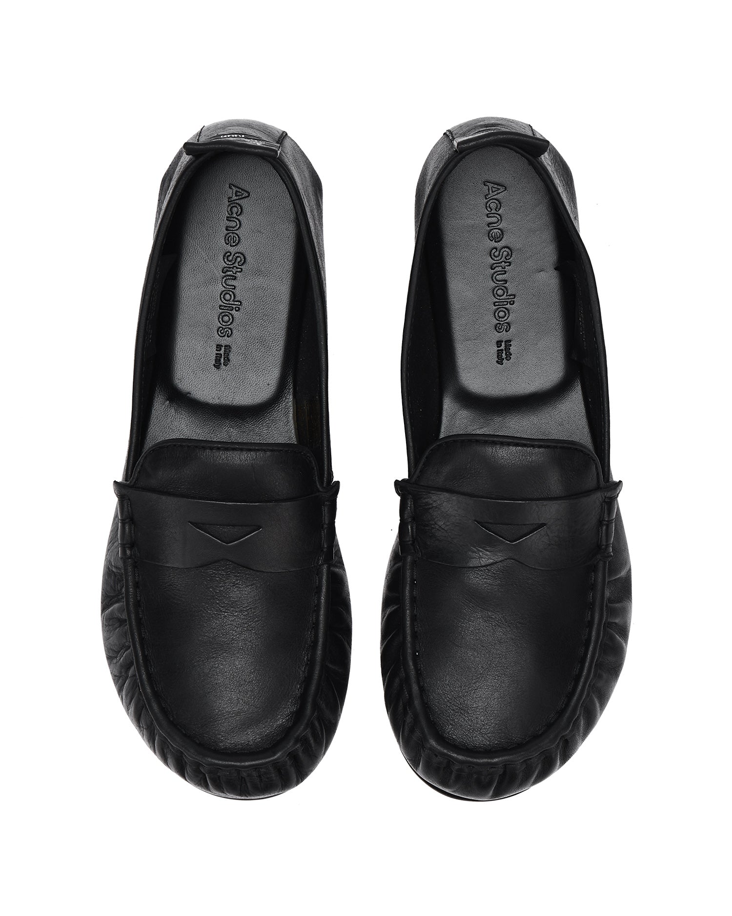 Leather loafers