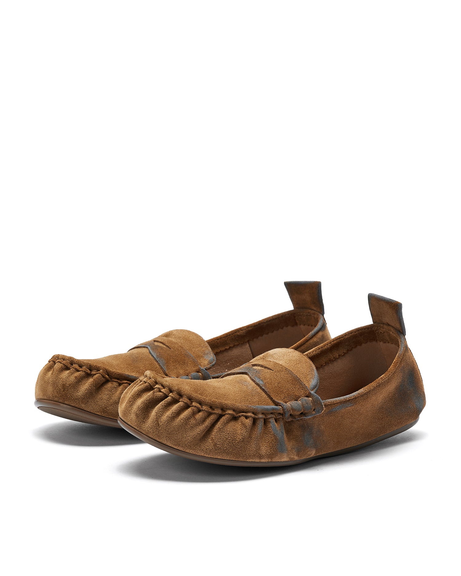 Suede loafers