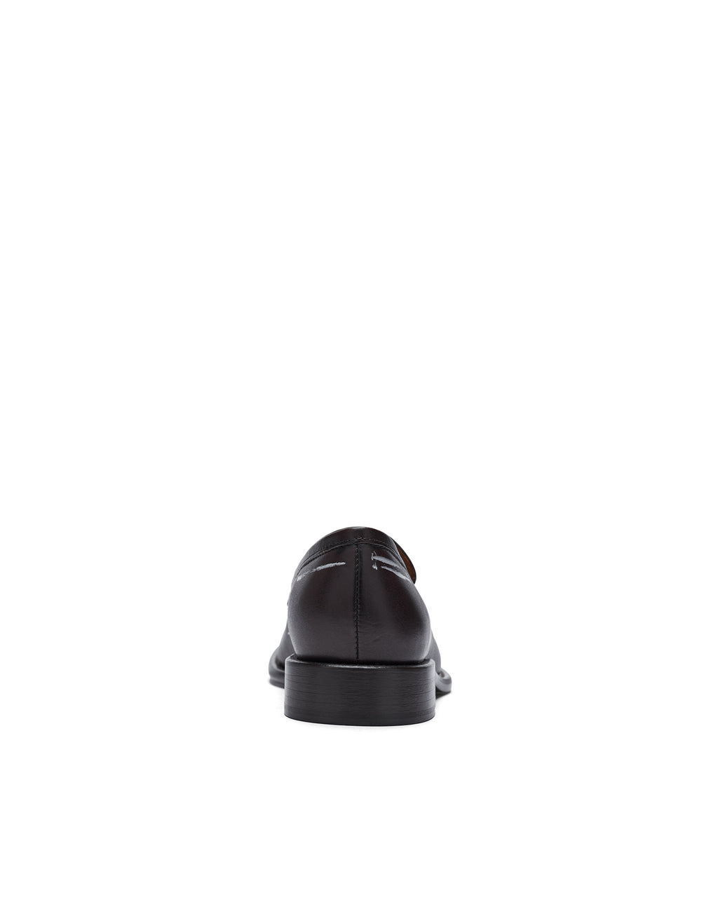 Printed leather loafers