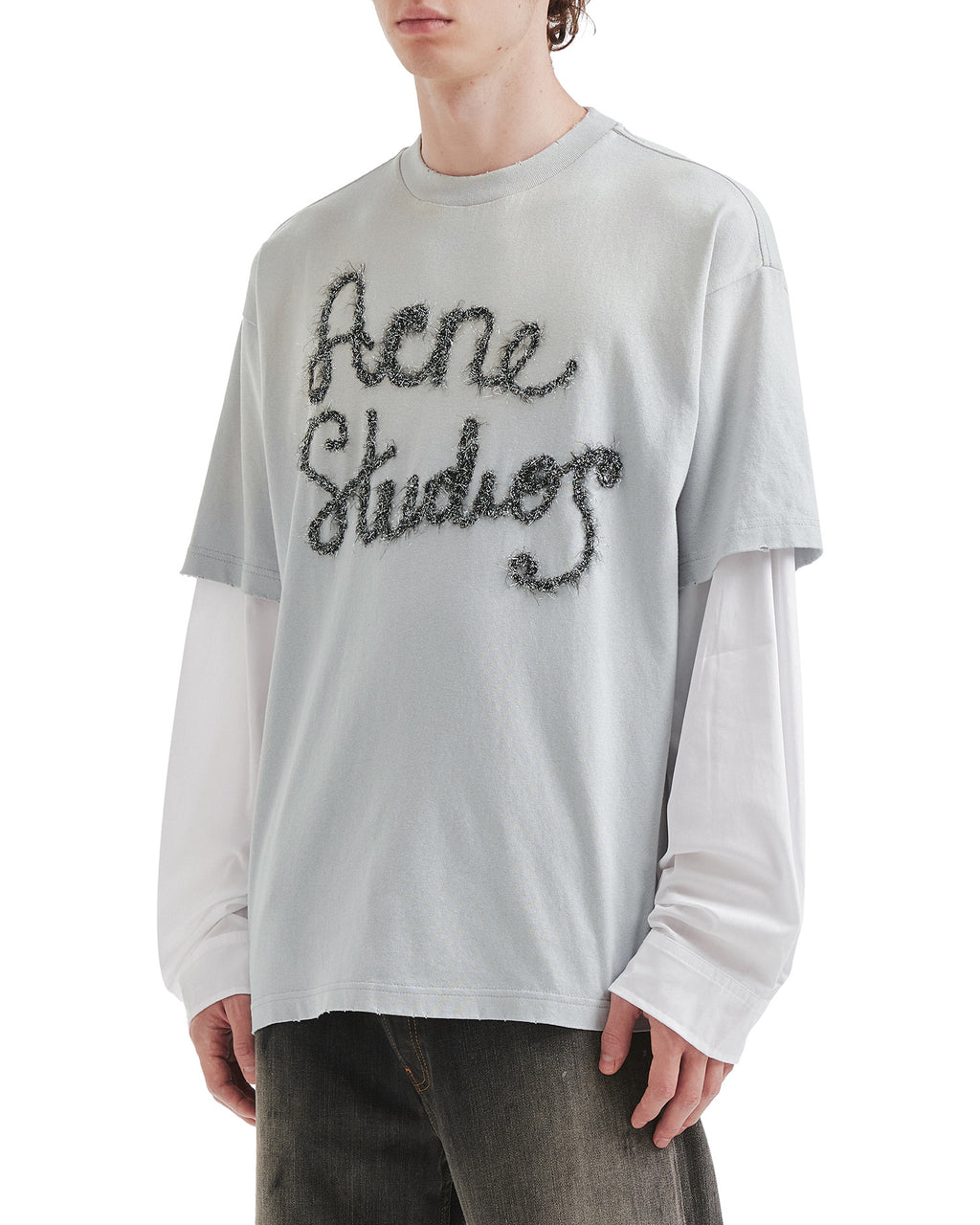 Layered logo tee
