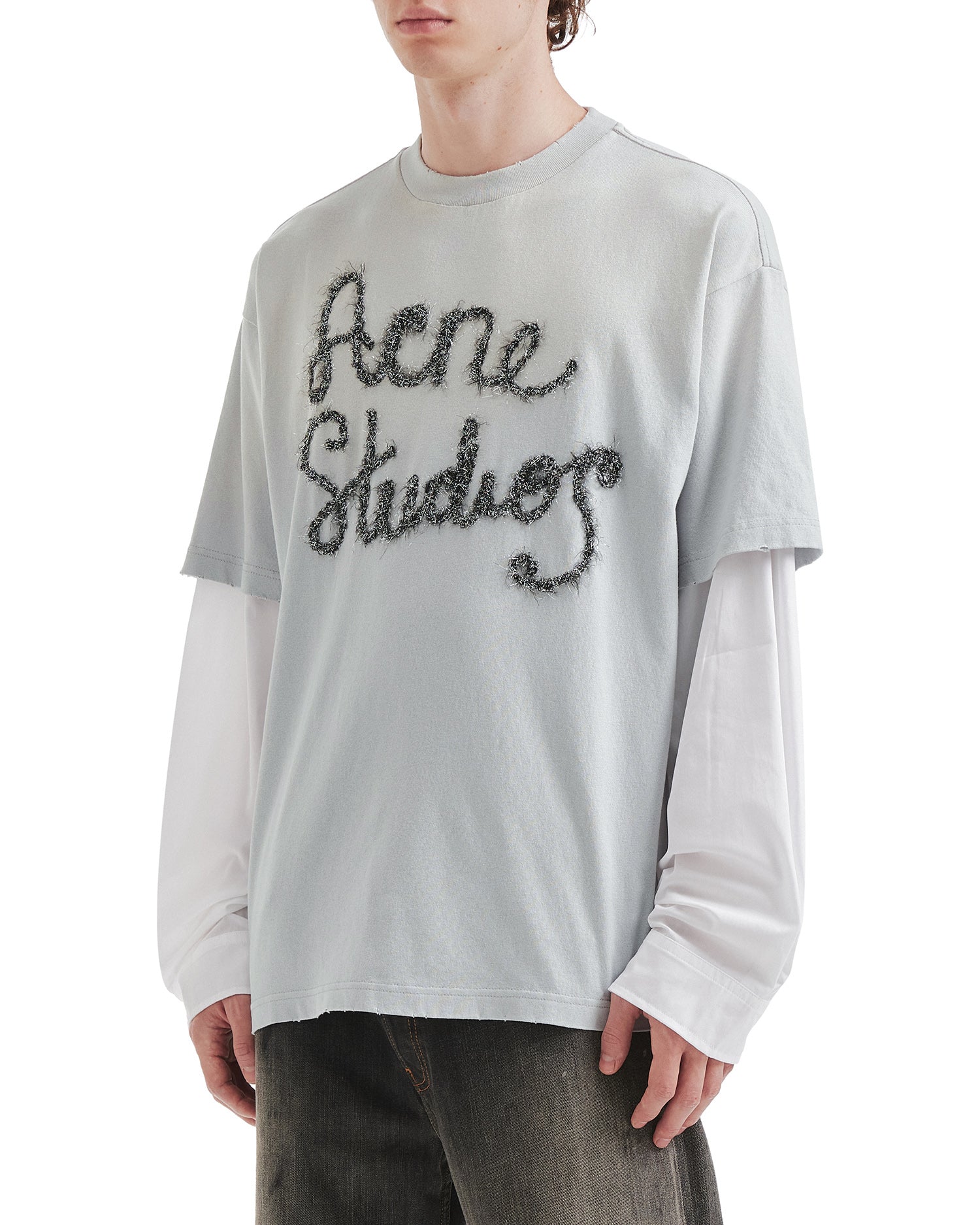 Layered logo tee