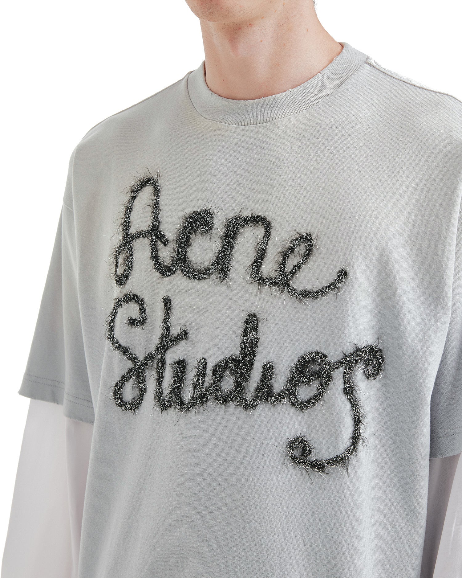 Layered logo tee