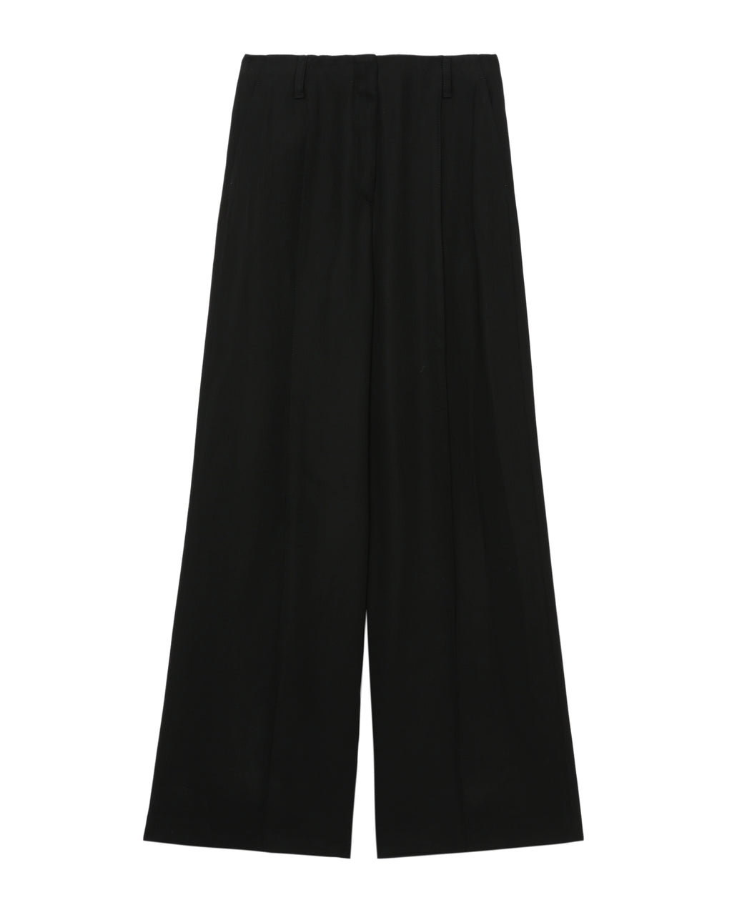 Tailored wool blend trousers