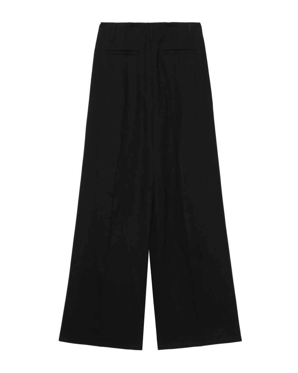 Tailored wool blend trousers