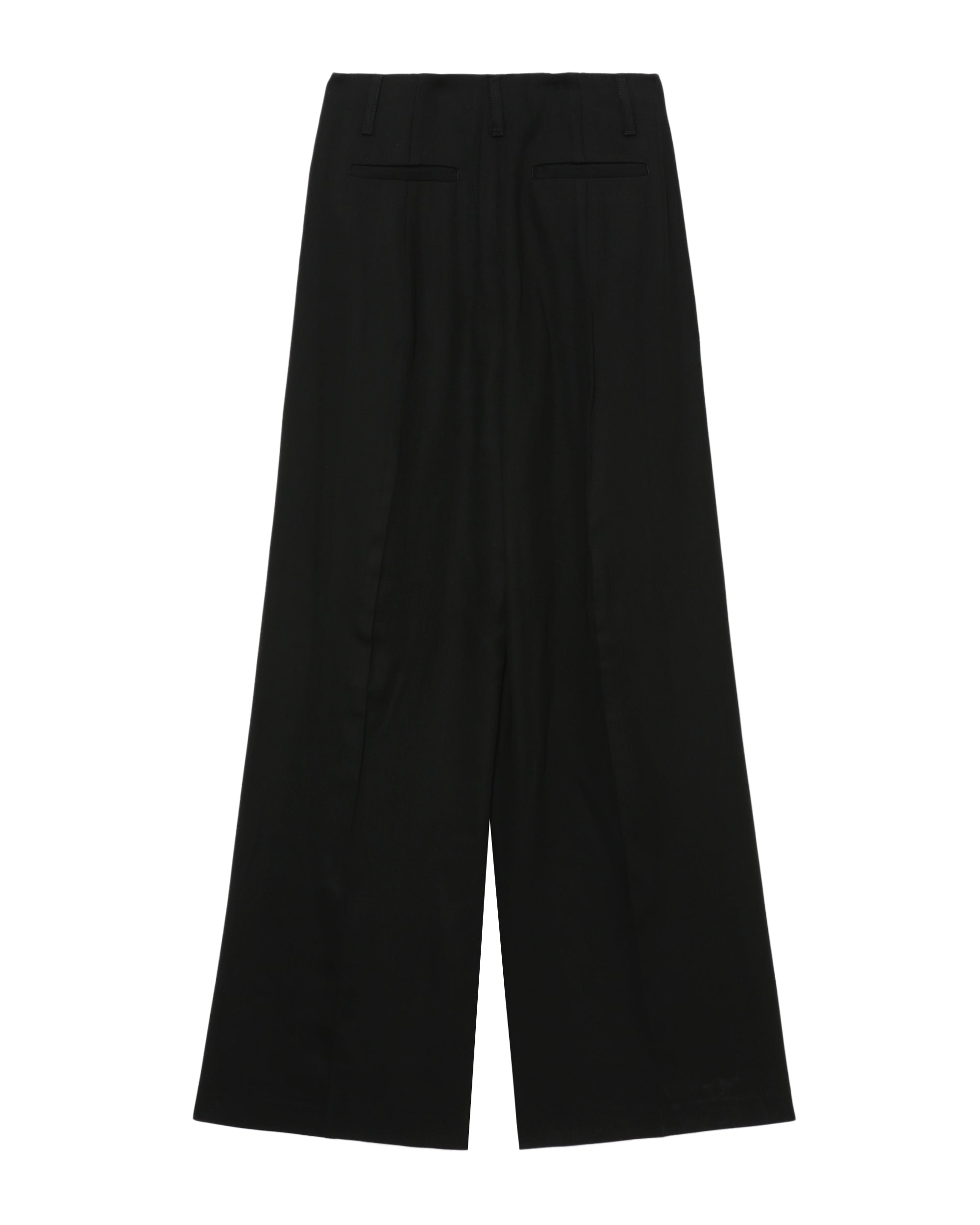 Tailored wool blend trousers