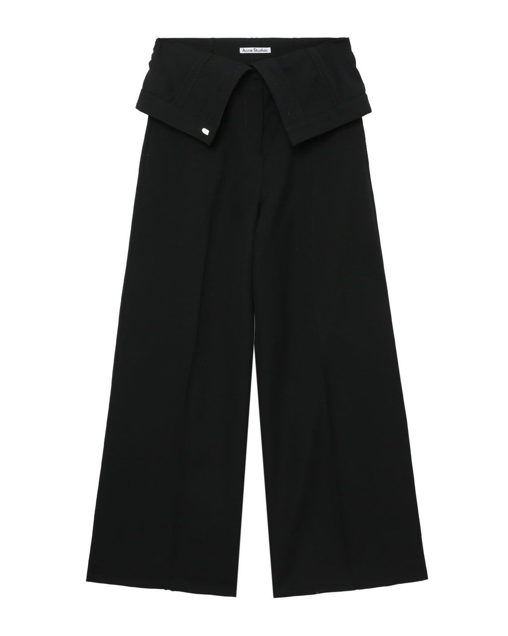 Tailored wool blend trousers