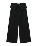 Tailored wool blend trousers
