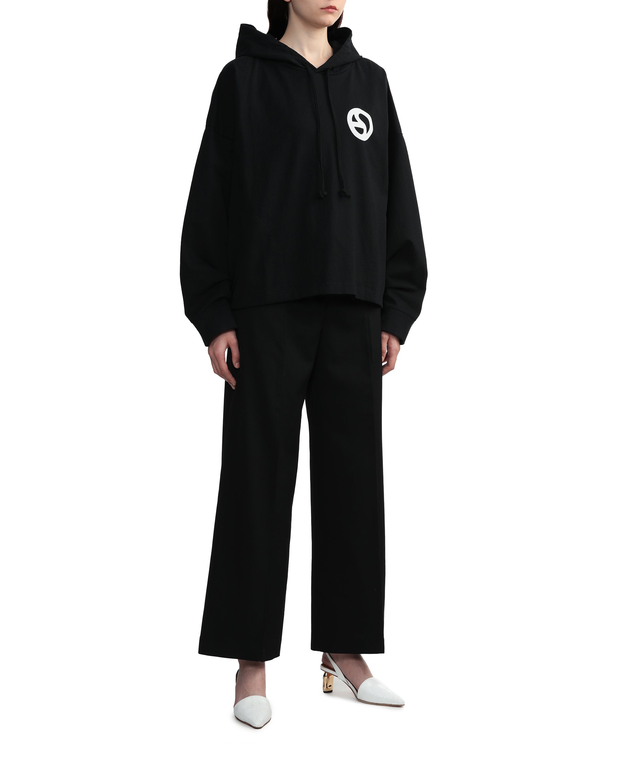 Tailored wool blend trousers