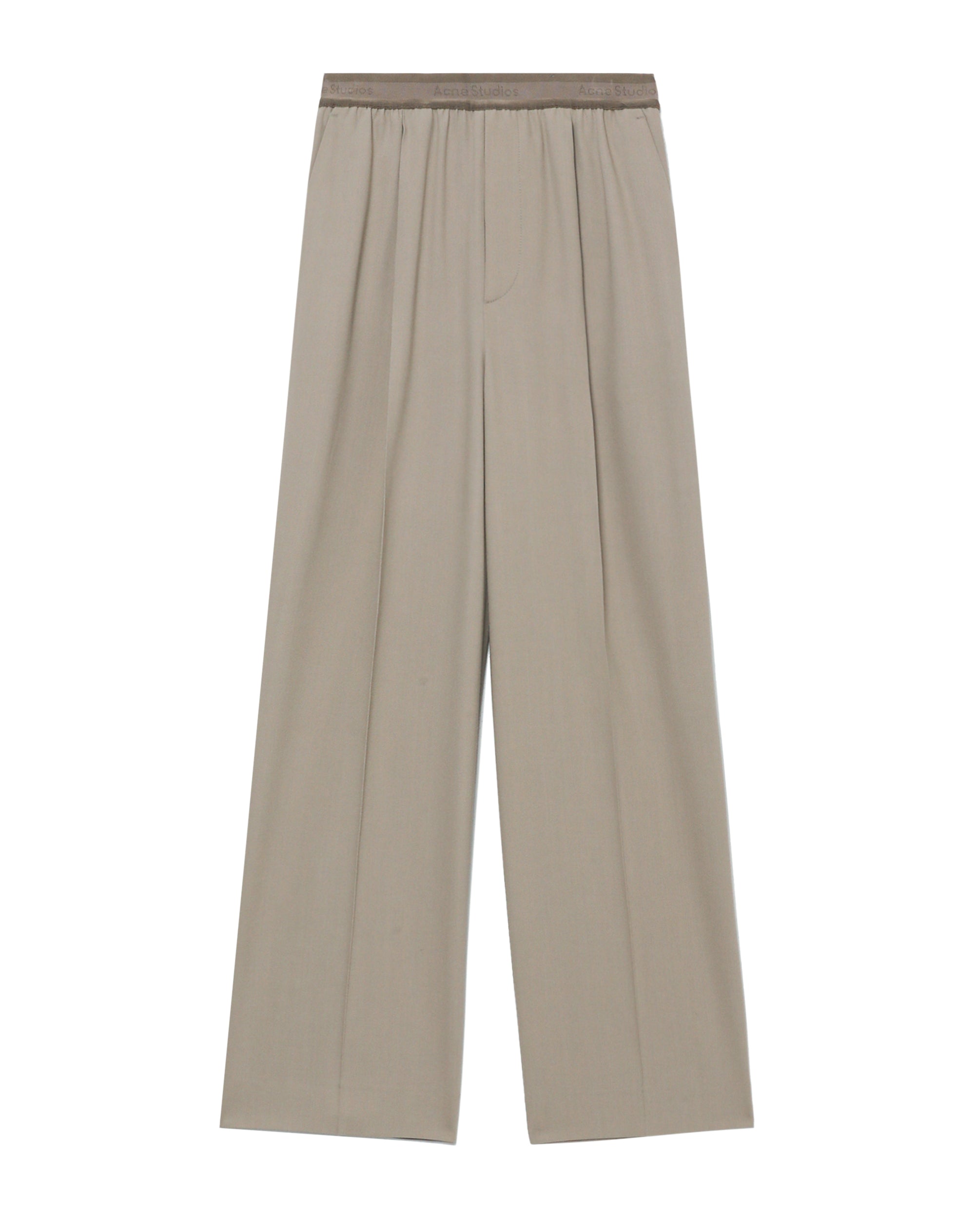 Logo waistband trousers