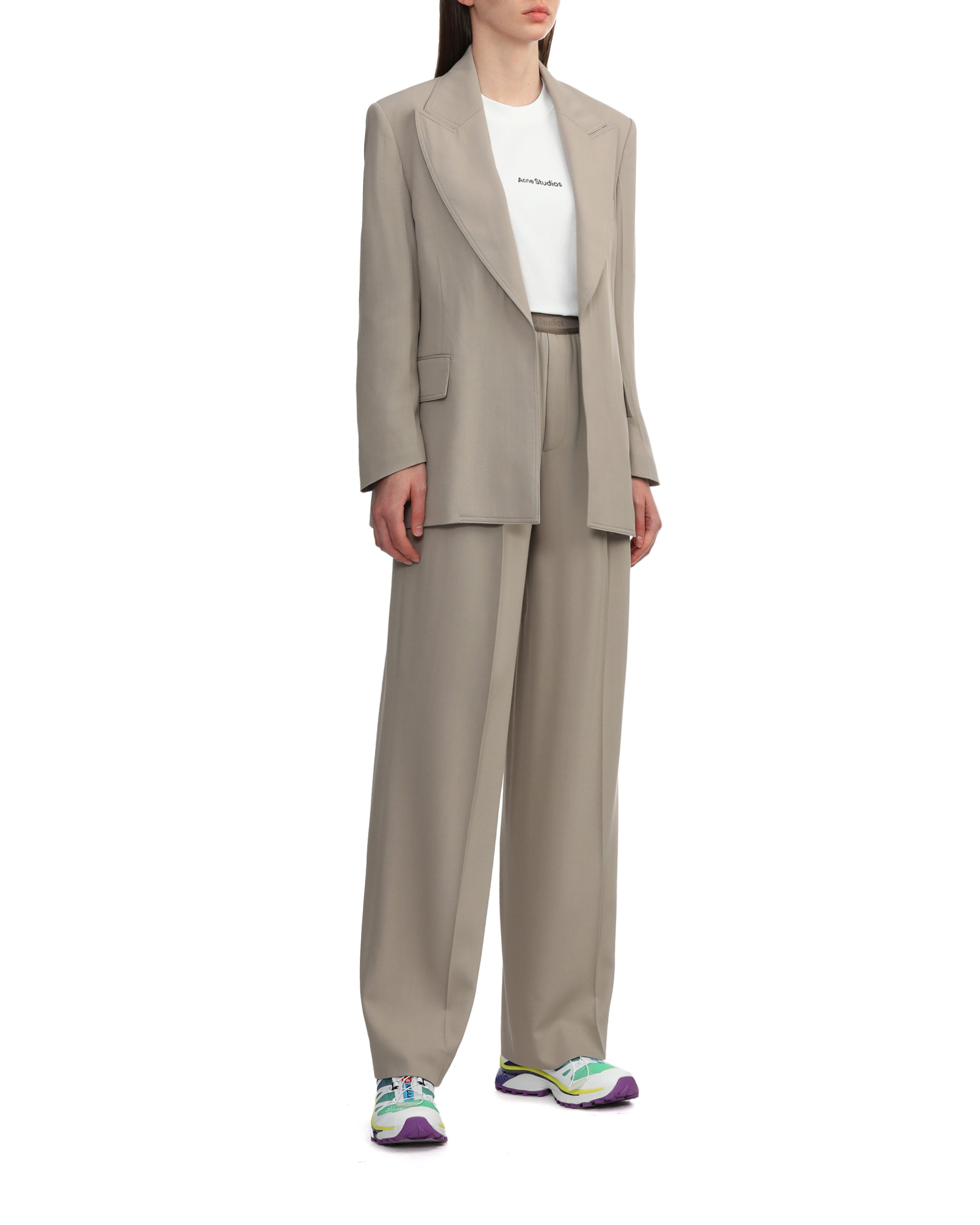 Logo waistband trousers