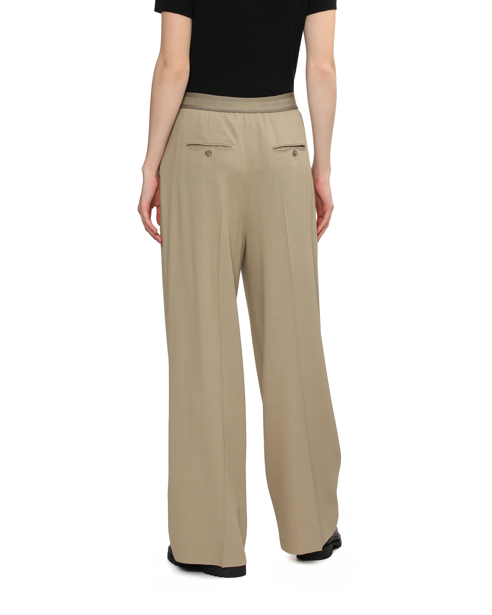 Logo tape pants