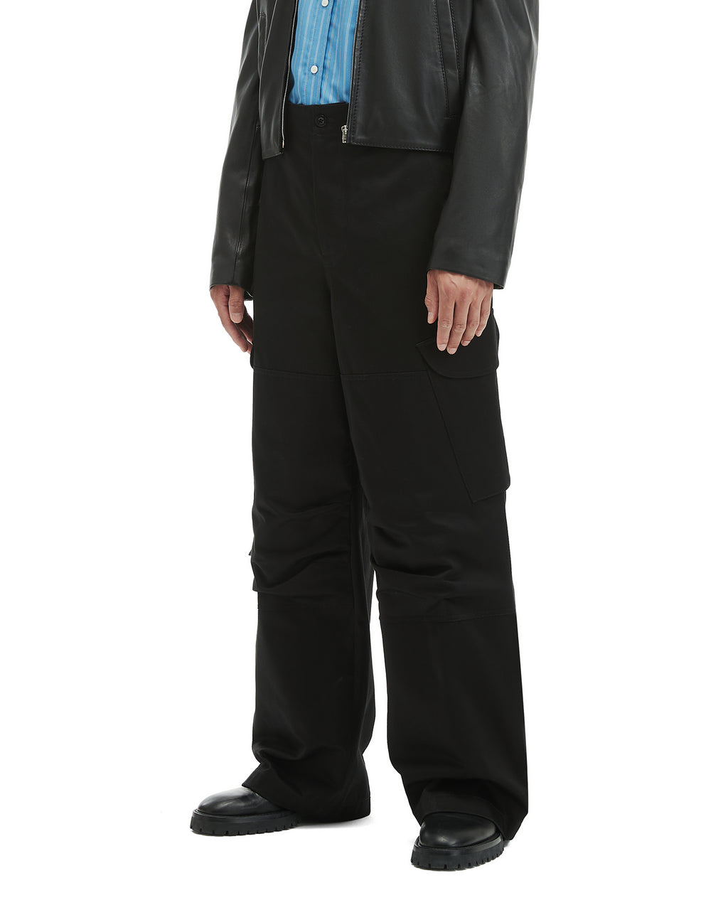 Flap pocket pants
