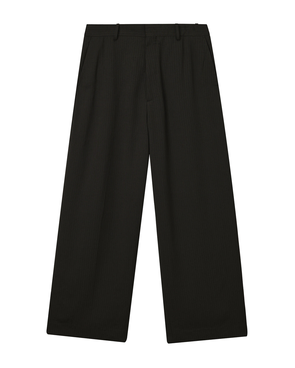 Tailored herringbone trousers