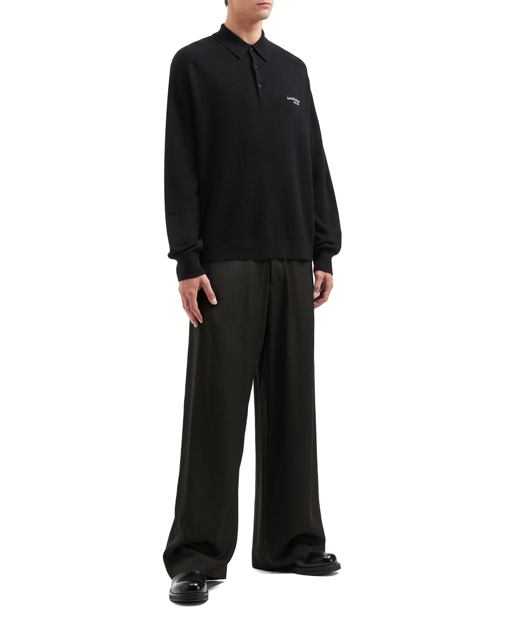 Tailored herringbone trousers