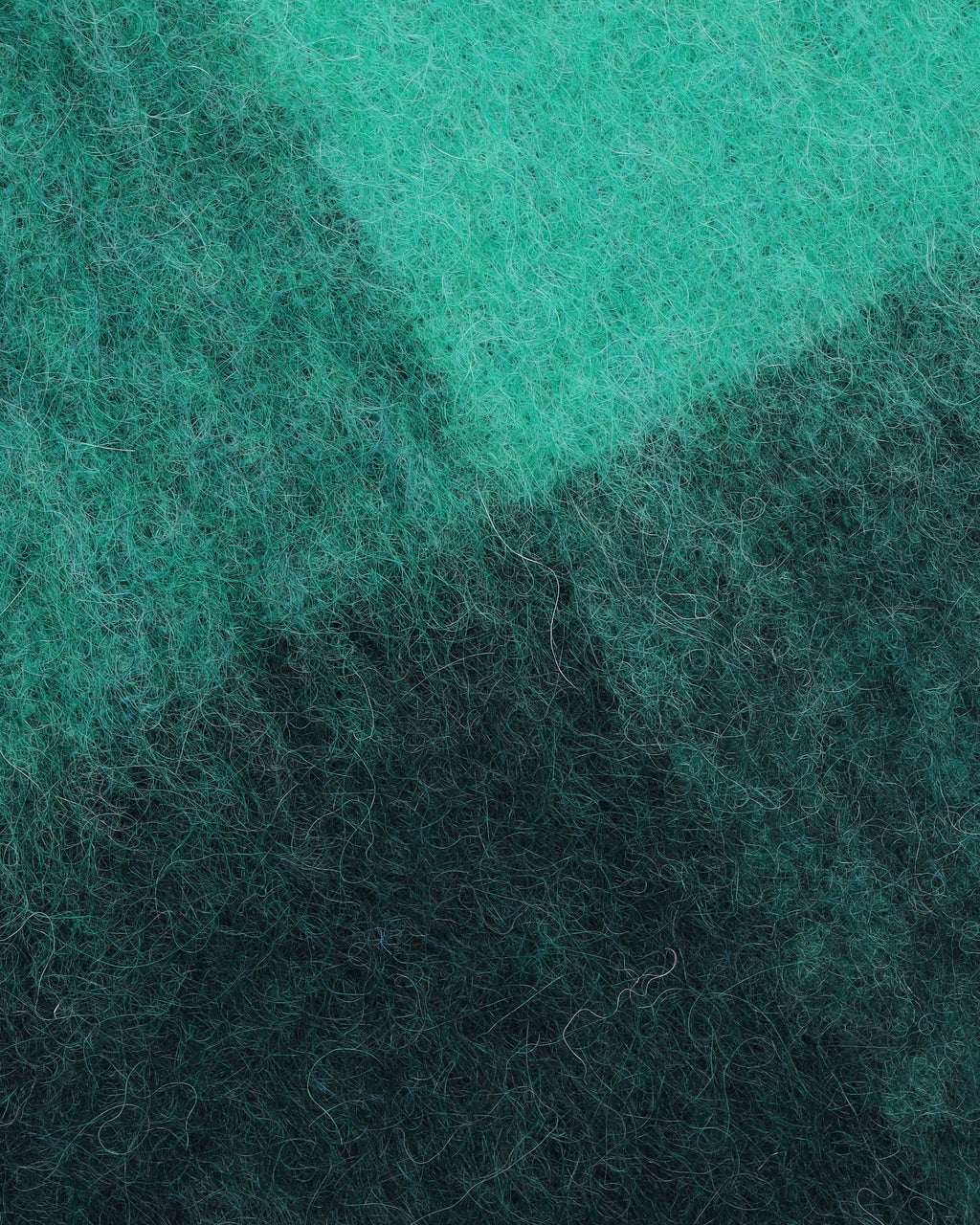 Mohair checked scarf