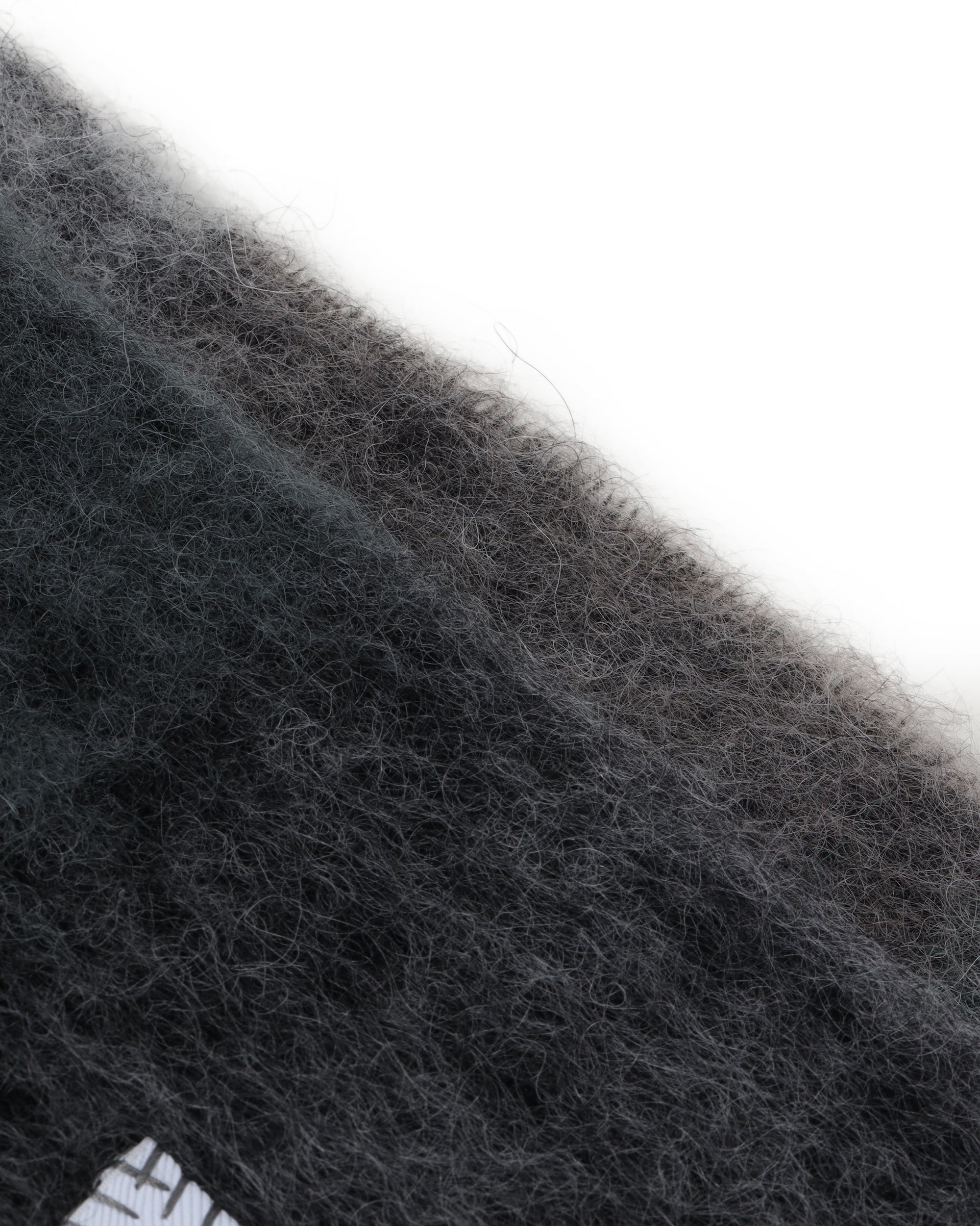Mohair checked scarf