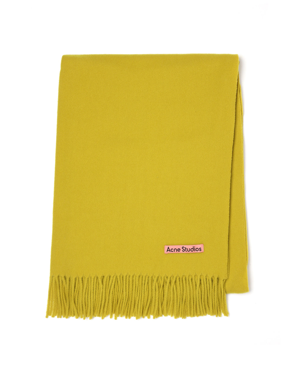 Fringe wool scarf