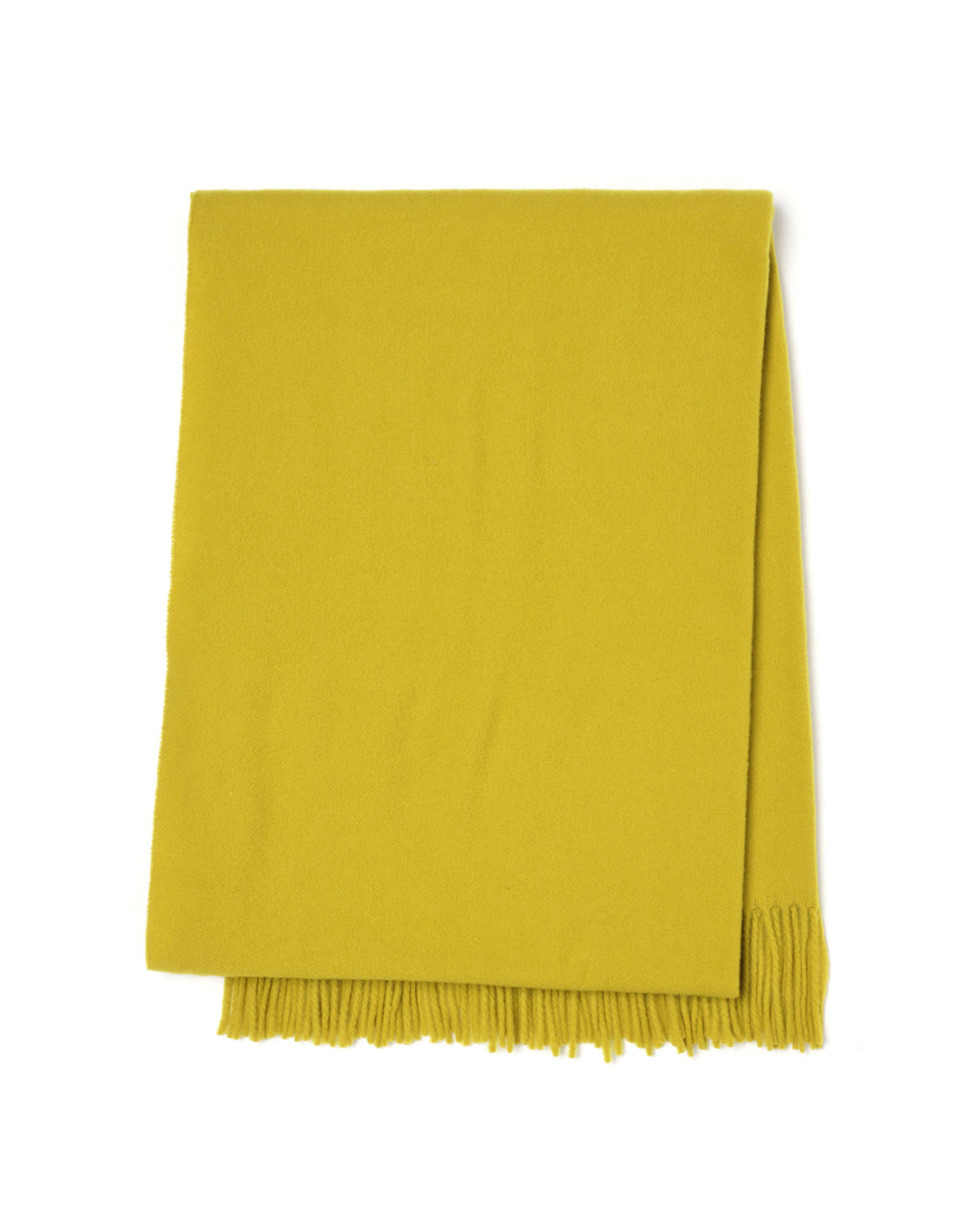Fringe wool scarf