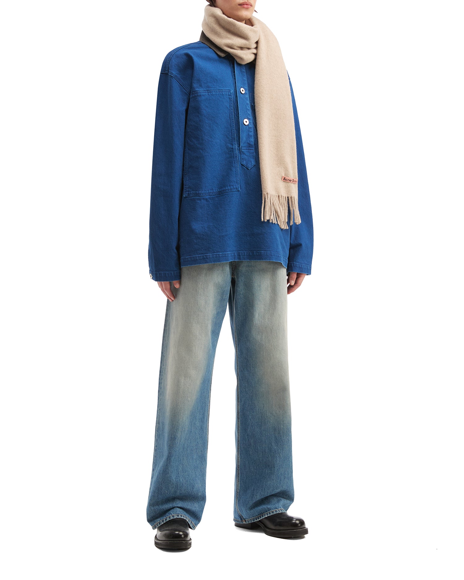 Fringed scarf