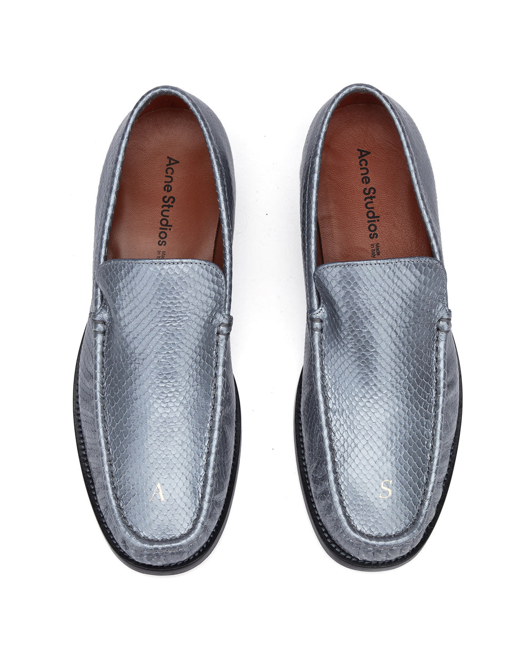 Leather loafers