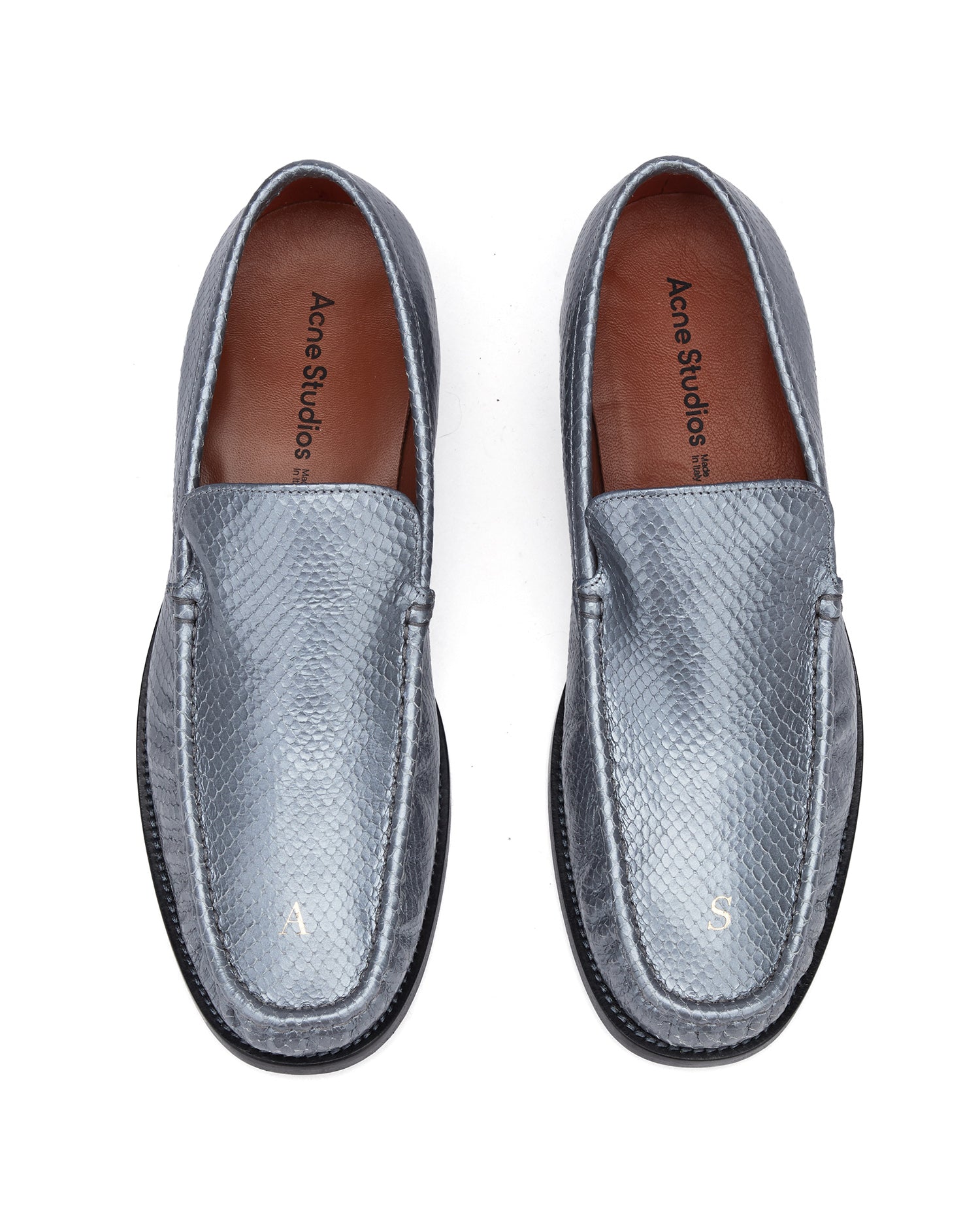 Leather loafers