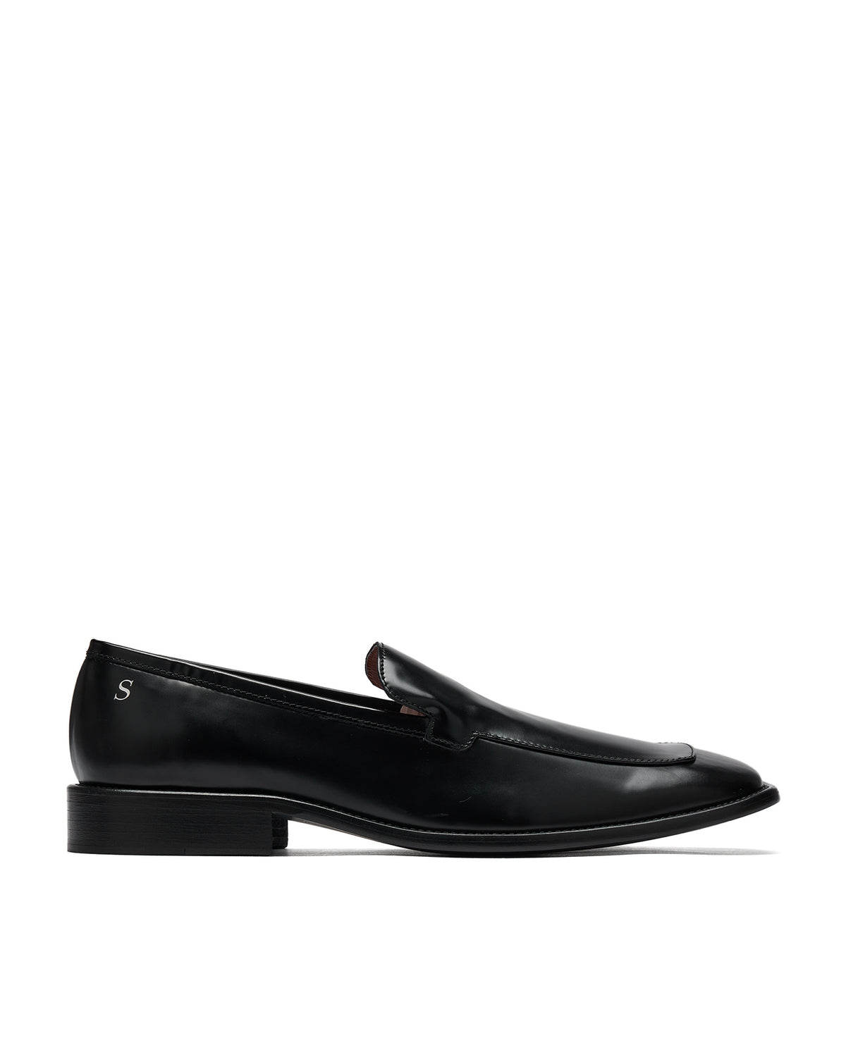 Brushed leather loafers