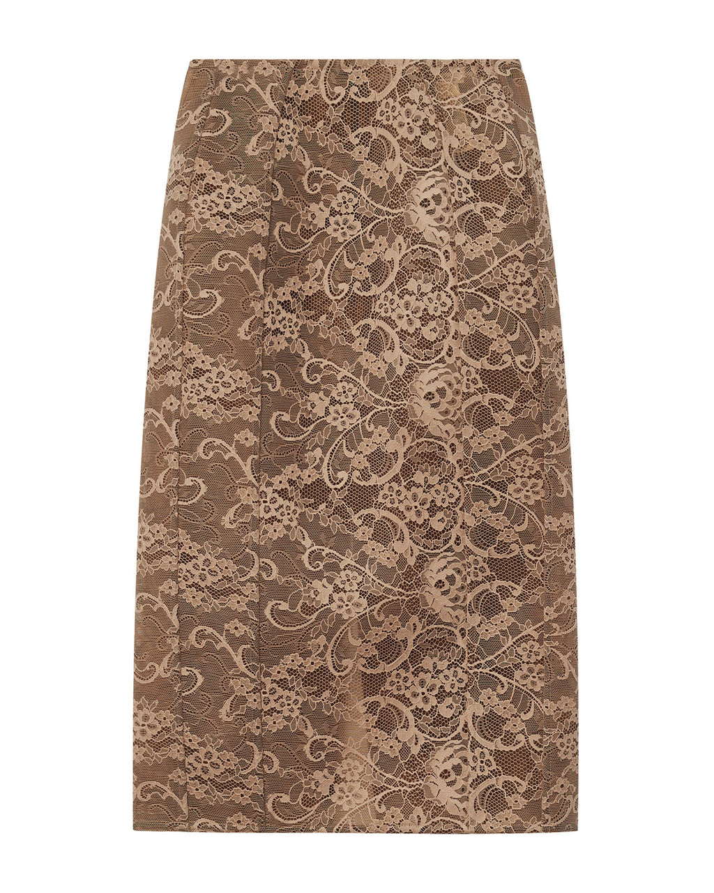 Lace midi skirt
