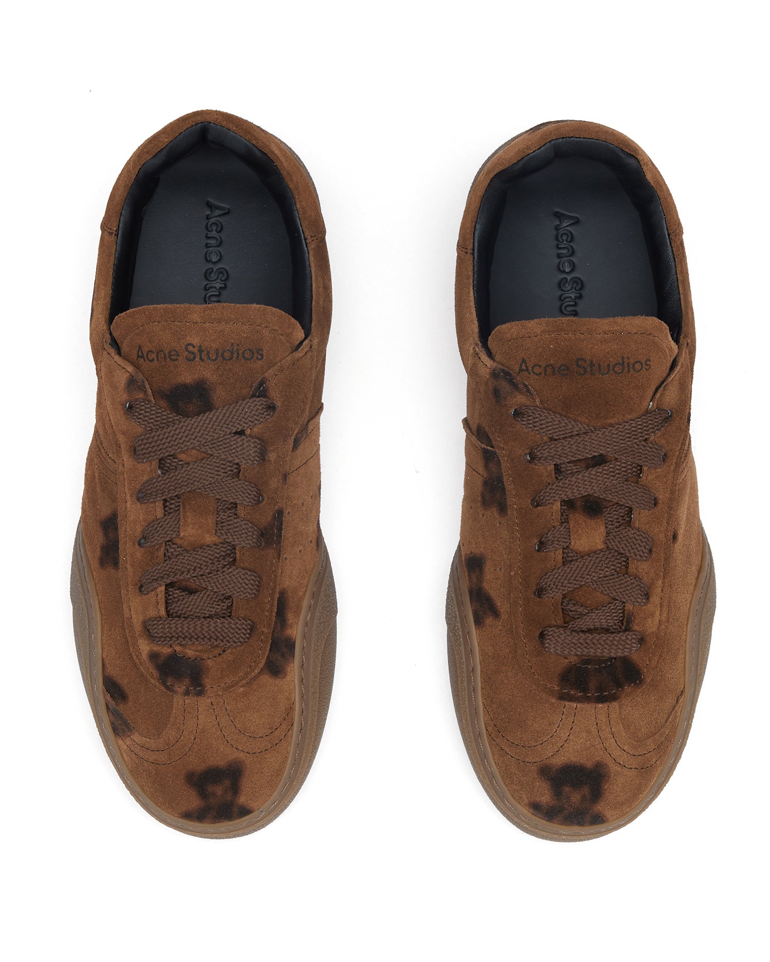 Bars teddy print sneakers