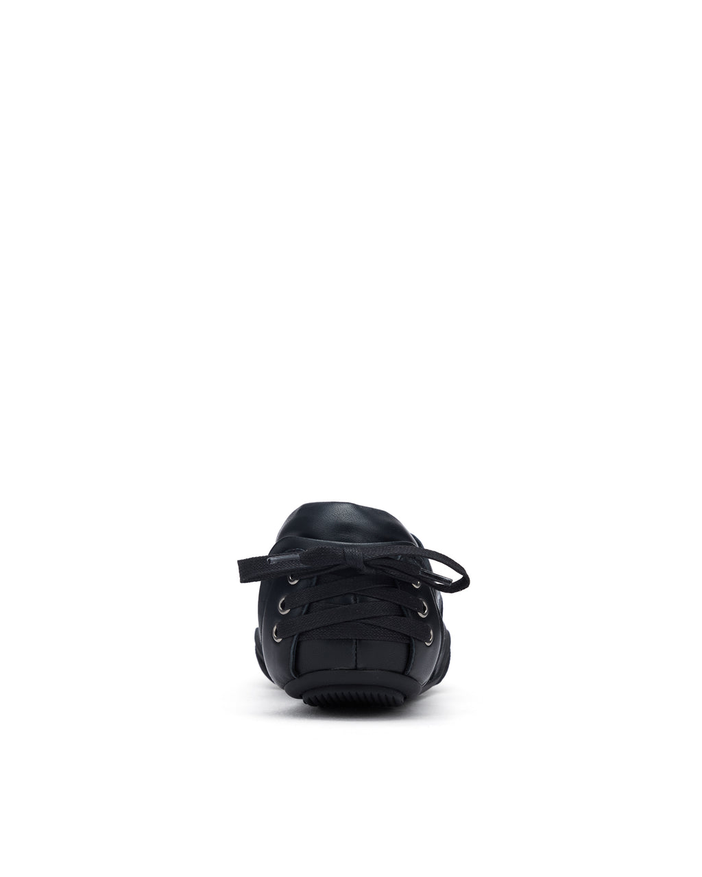 Leather lace-up shoes