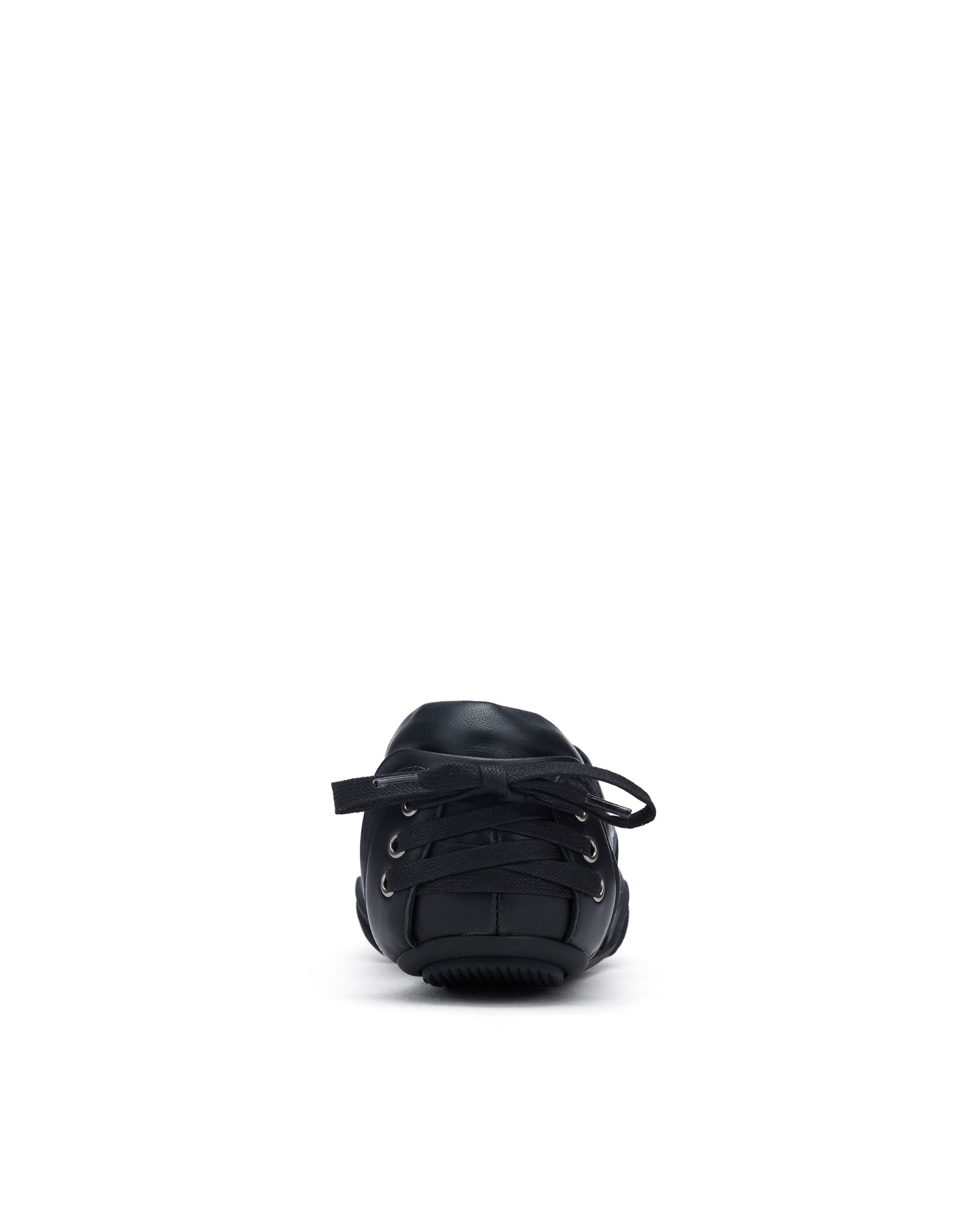 Leather lace-up shoes