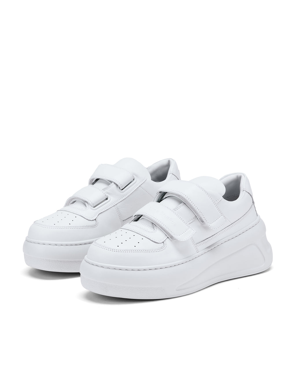 Velcro strap platform sneakers
