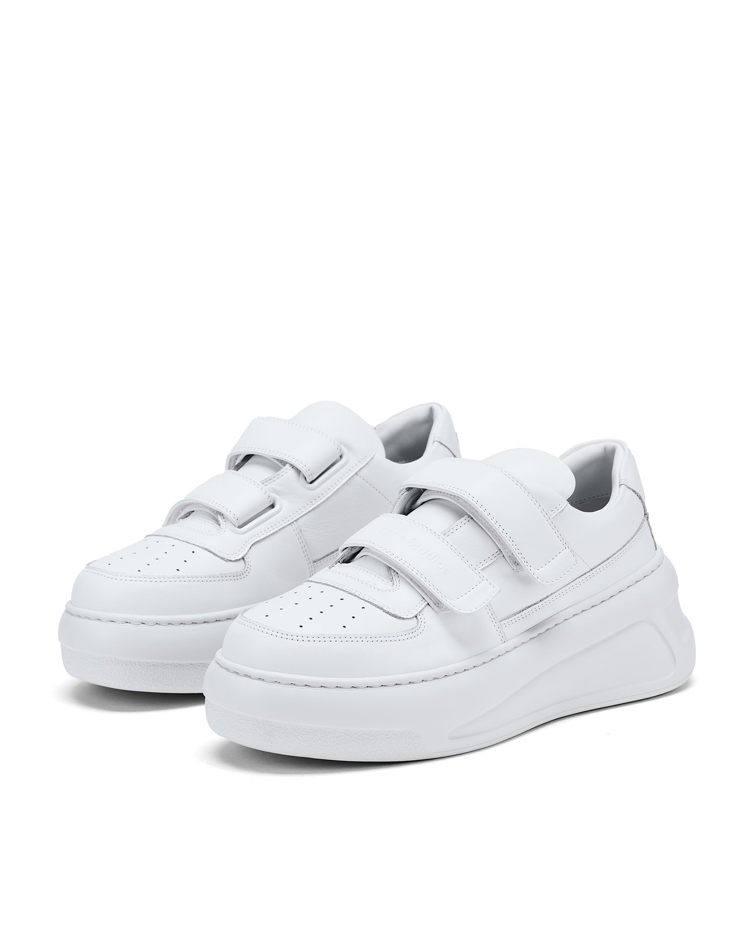 Velcro strap platform sneakers