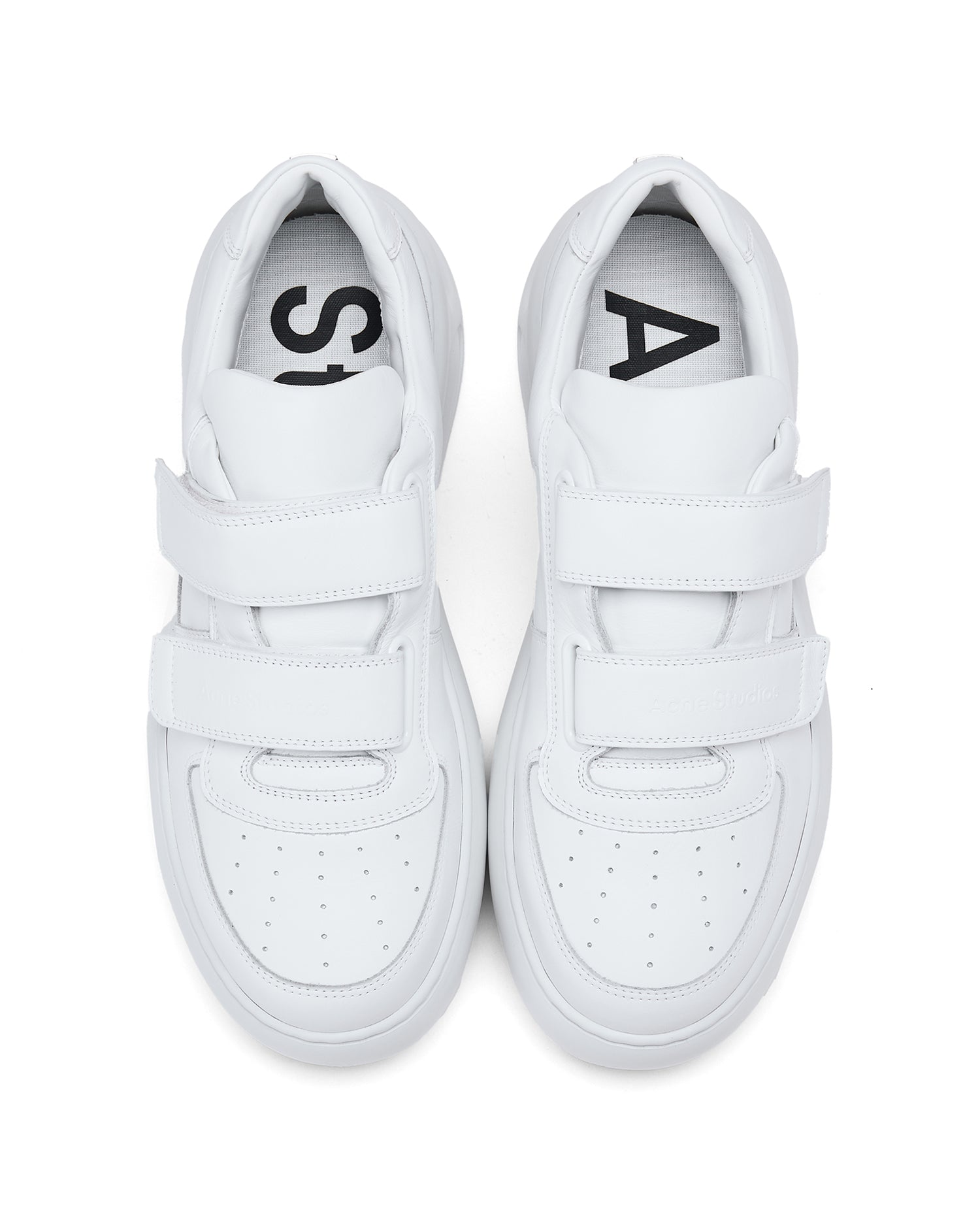 Velcro strap platform sneakers