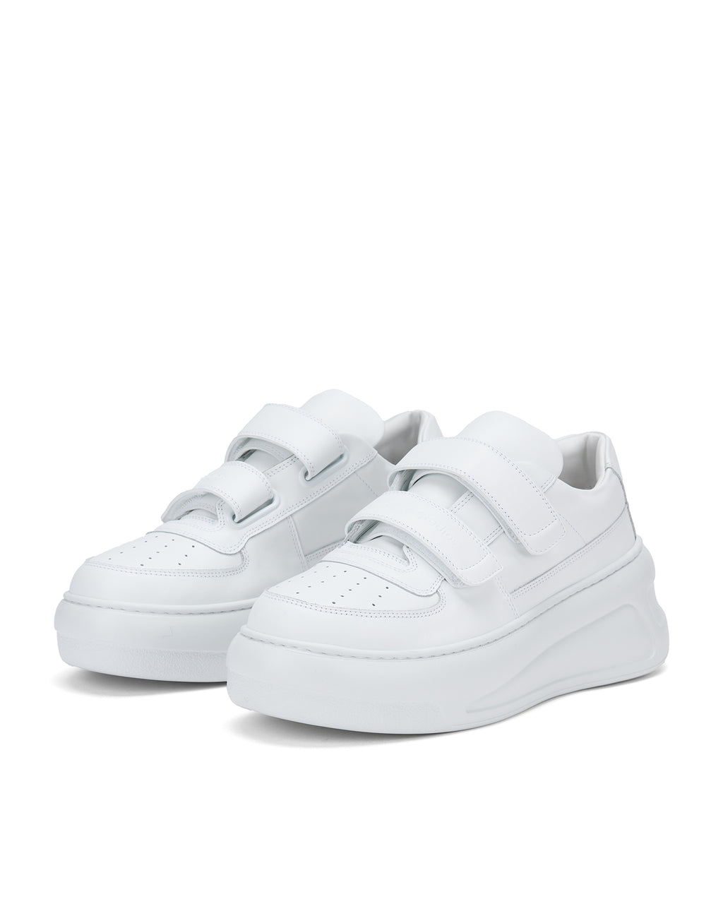 Velcro strap platform sneakers