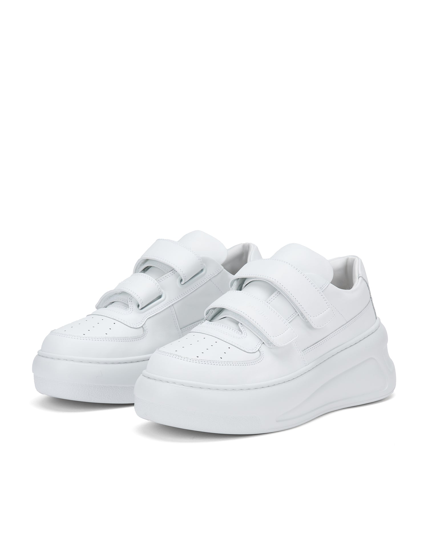 Velcro strap platform sneakers