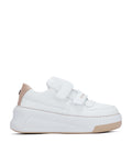 Leather velcro sneakers