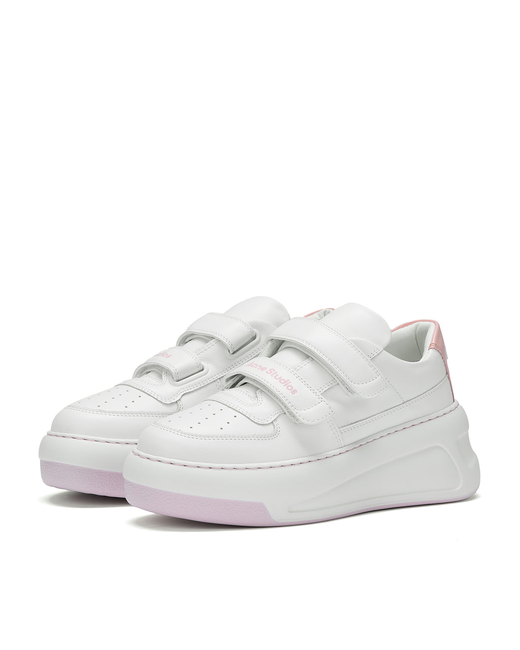 Velcro strap platform sneakers