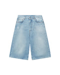Loose fit denim shorts