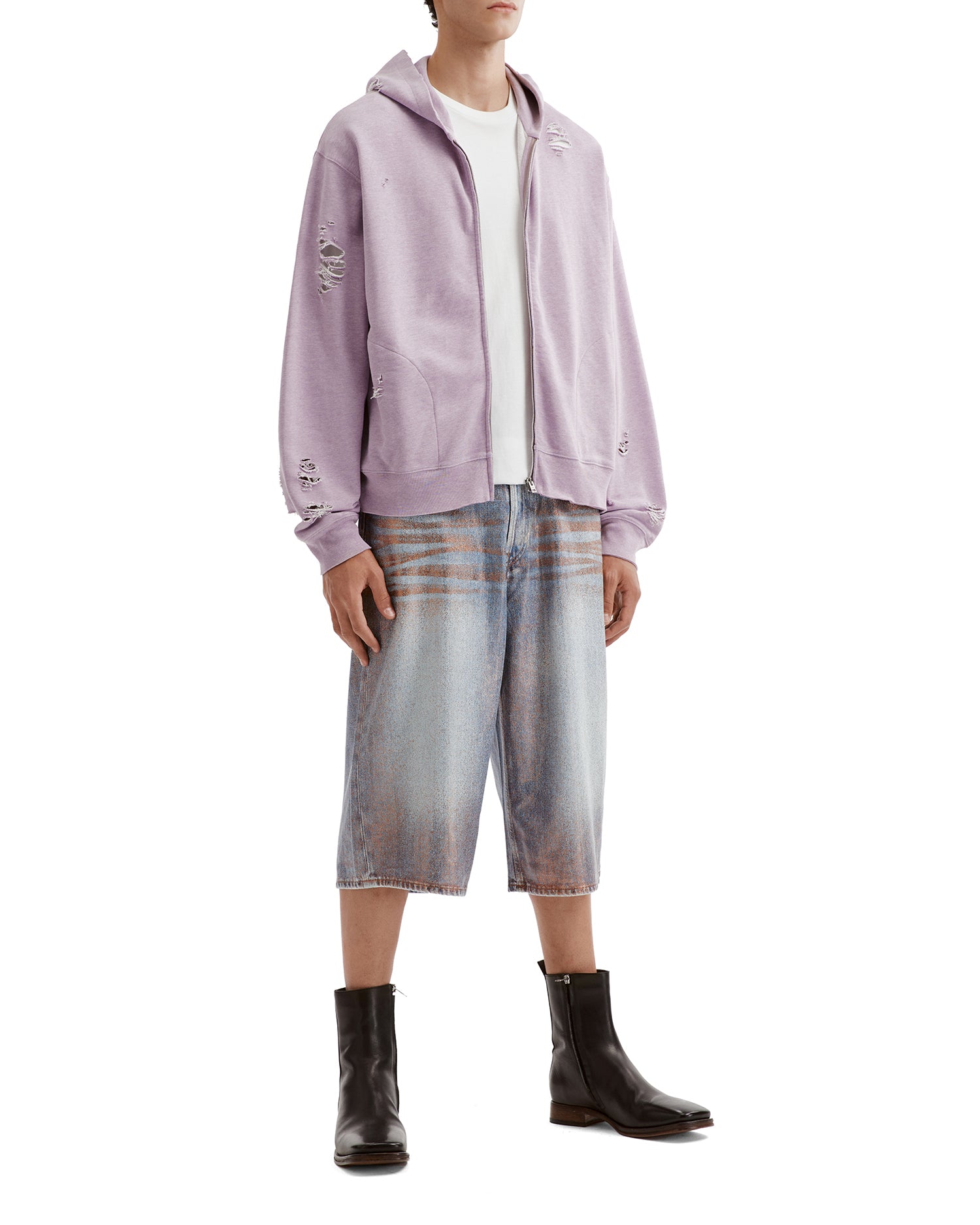 Loose glitter shorts