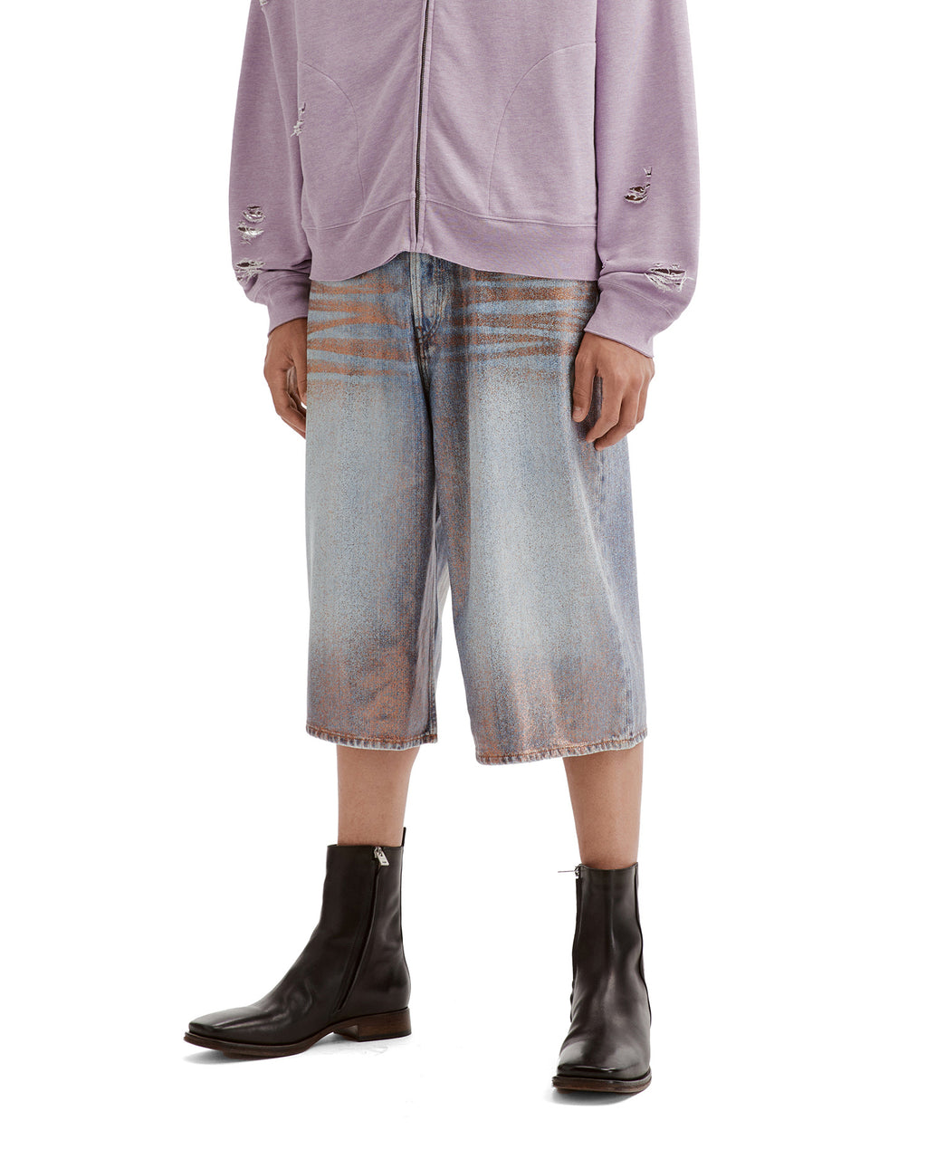 Loose glitter shorts