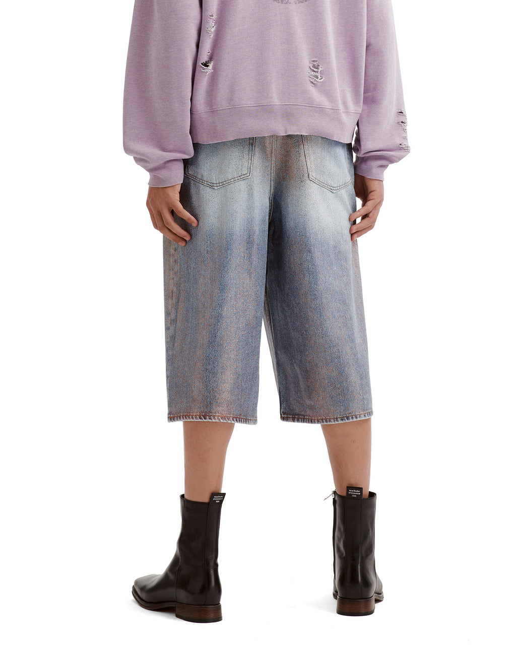 Loose glitter shorts