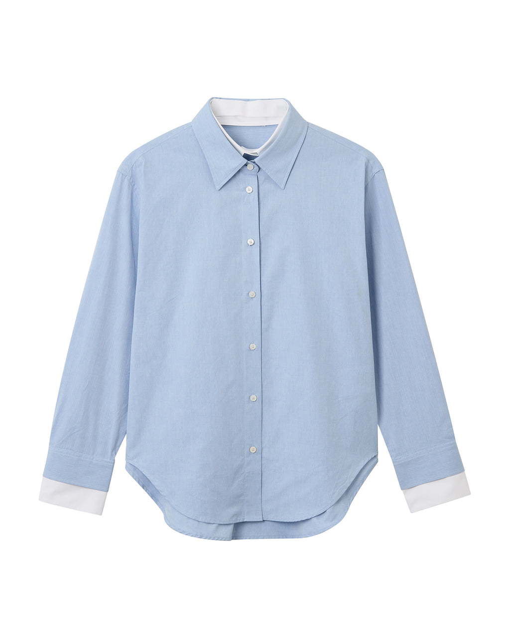 Layered button up shirt