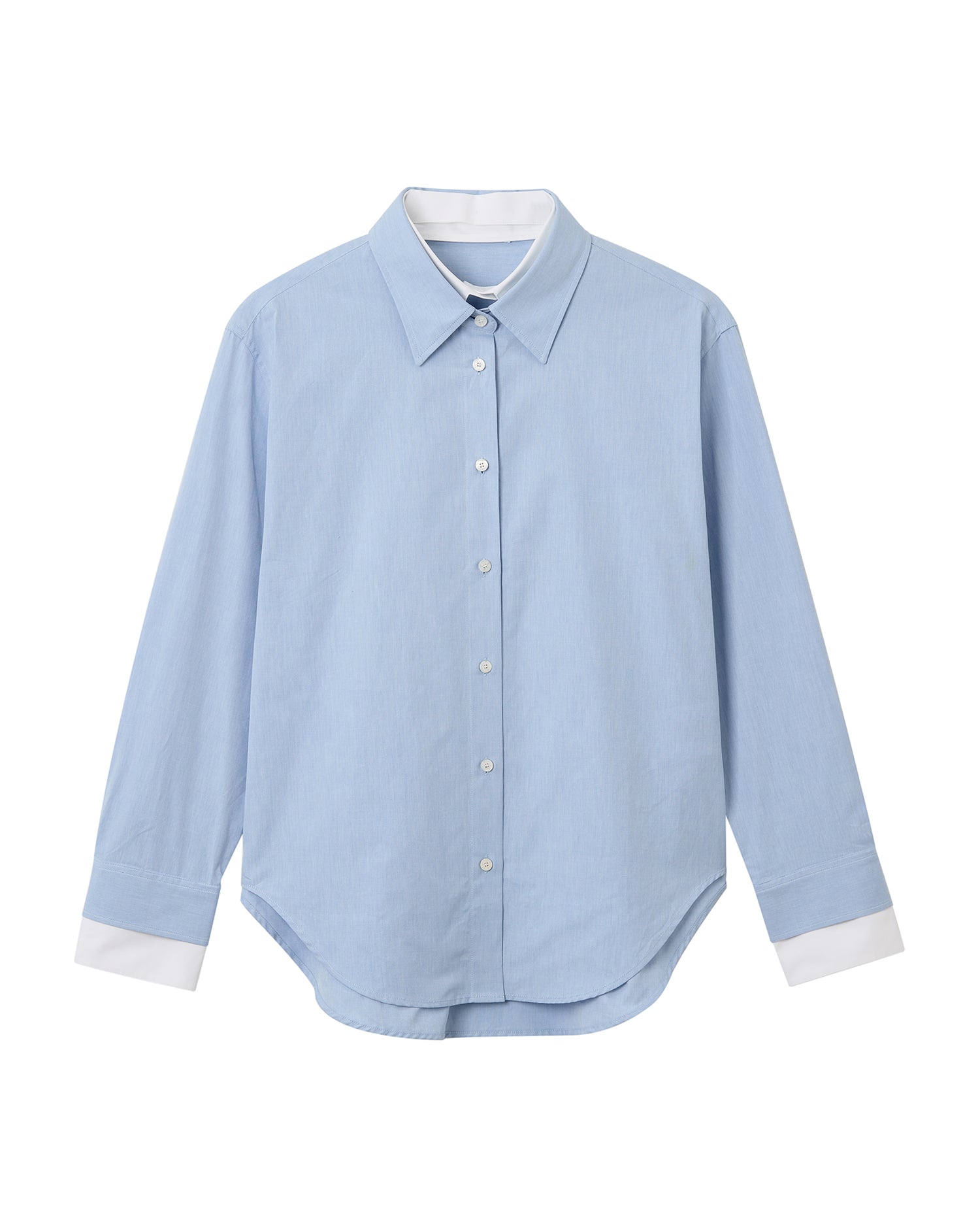Layered button up shirt